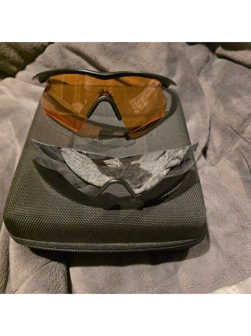 Oakley M Frame Sunglasses - With 2 Lenses And Hard Sided Case